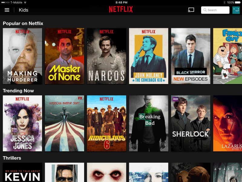 Netflix recommendations:  machine-learning algorithms at work