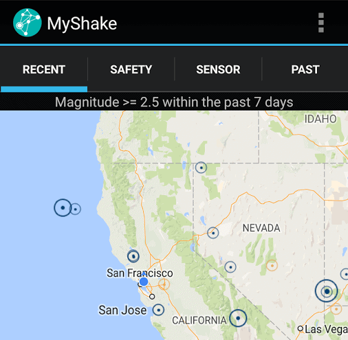 The MyShake earthquake early warning system
