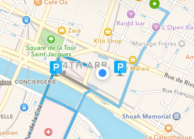 Smart Parking: Mobile App Predicts Probability of Finding a Spot