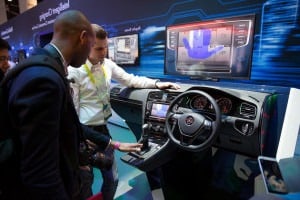 NVIDIA autonomous car system with AI