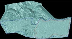 Oso, Washington mudslide 3D map. Source: FIT