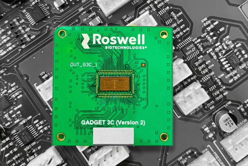 Roswell Biotechnologies Develops First Molecular Chip