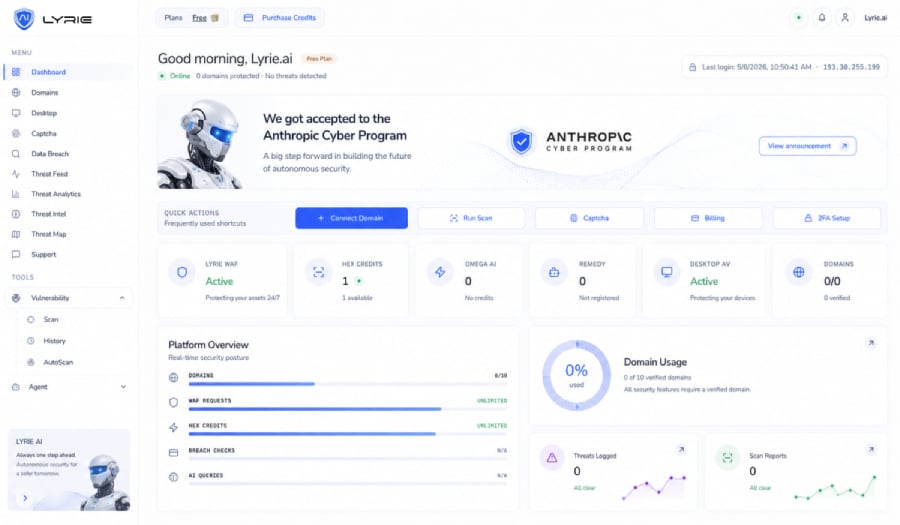 Lyrie.ai Deploys Real-Time Zero-Day Tracking Across Global Enterprise Infrastructure